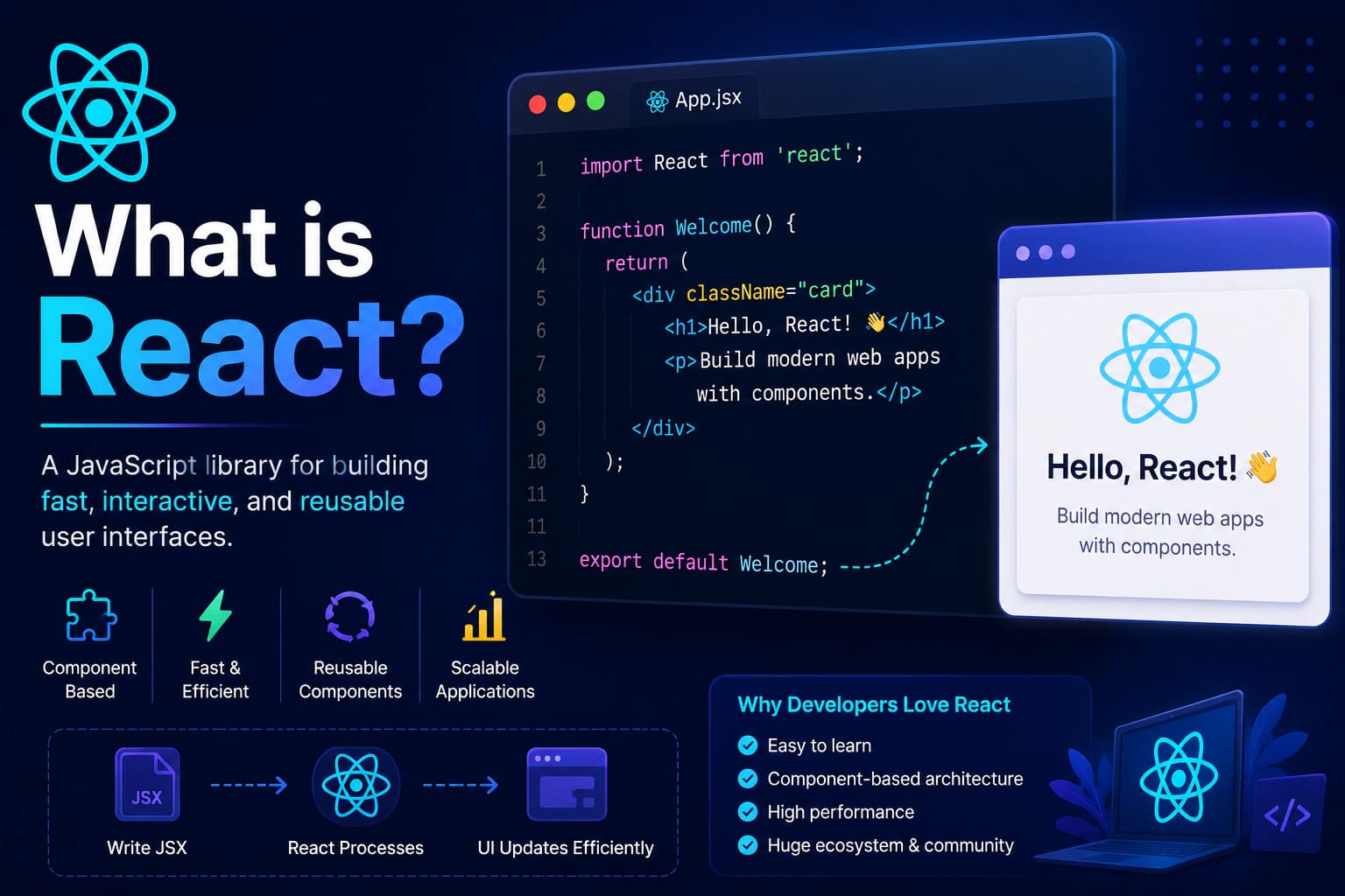 What is React? Complete Beginner's Guide (2026)
